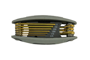 Adrenaline Titanium Nitride Folding SAE Hex Tool Set - Adrenaline
